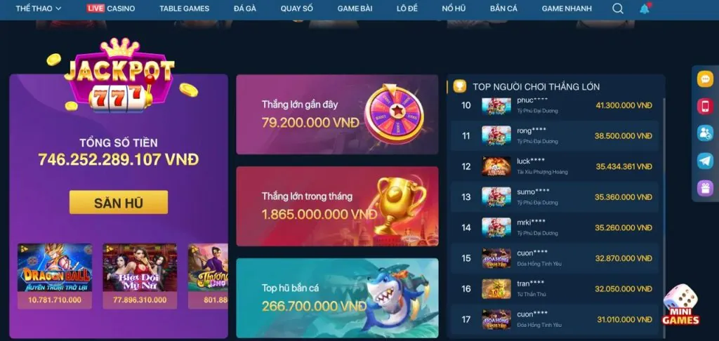 Cơ hội Jackpot khủng tại Onbet